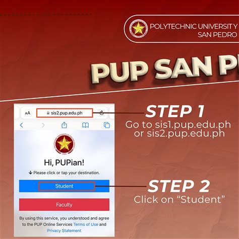 sis1.pup.edu ph/student|Forgot Password .